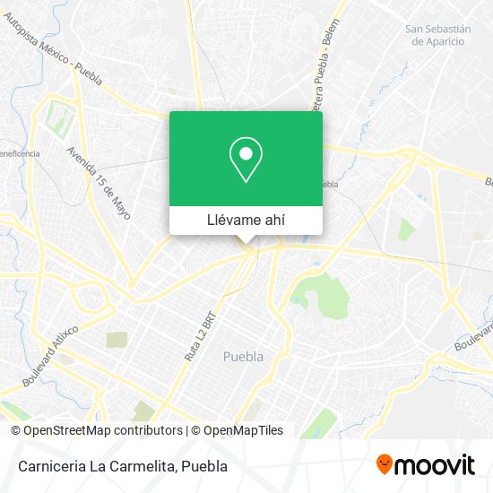 Mapa de Carniceria La Carmelita