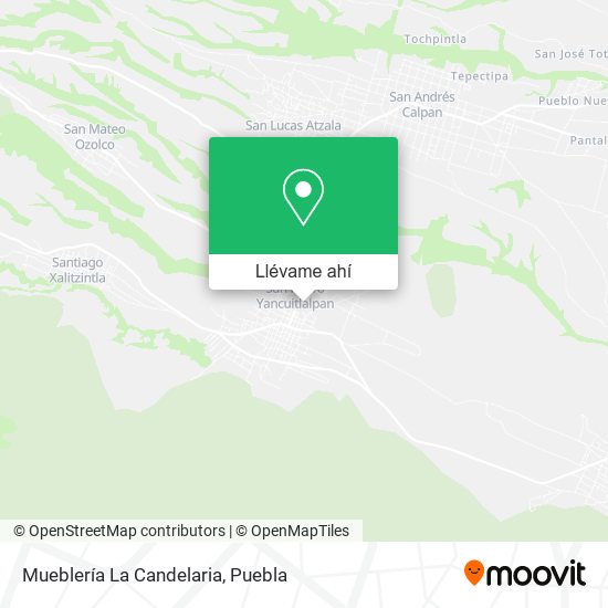 Mapa de Mueblería La Candelaria