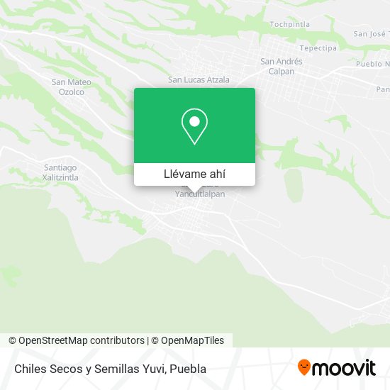 Mapa de Chiles Secos y Semillas Yuvi