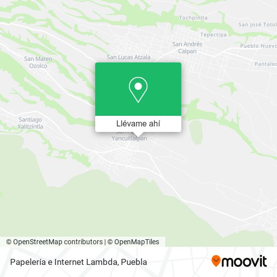 Mapa de Papelería e Internet Lambda