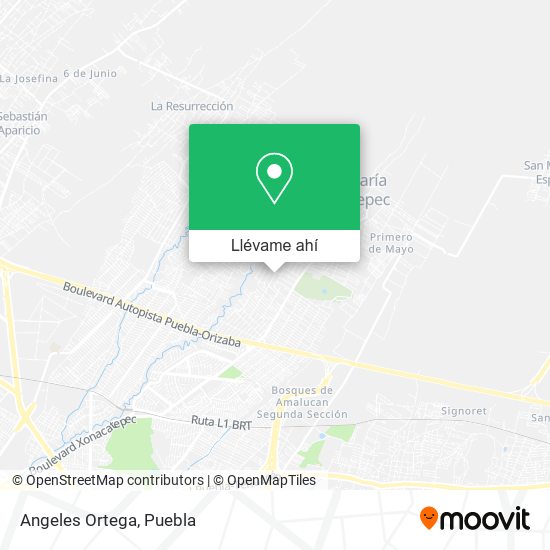 Mapa de Angeles Ortega