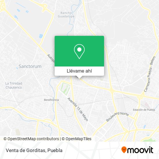 Mapa de Venta de Gorditas