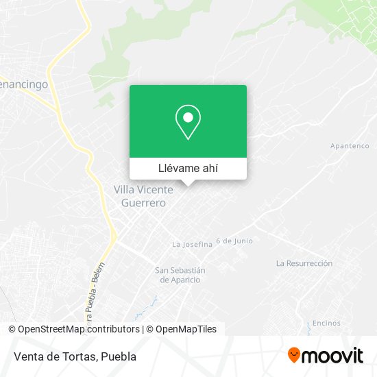 Mapa de Venta de Tortas