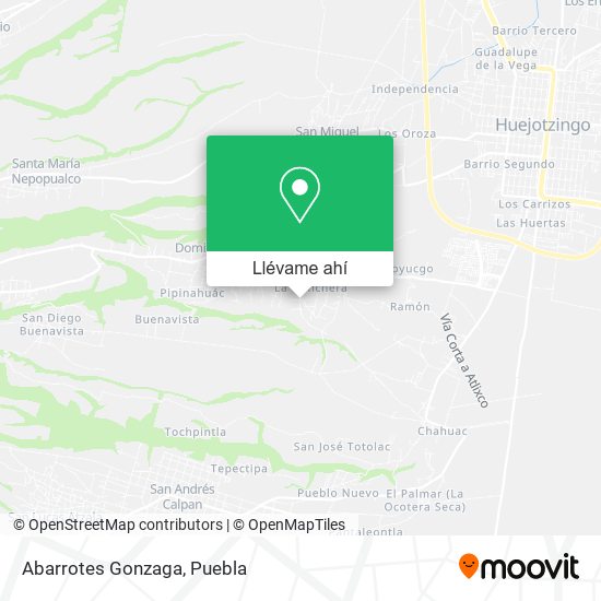 Mapa de Abarrotes Gonzaga