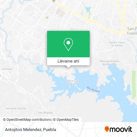 Mapa de Antojitos Melendez