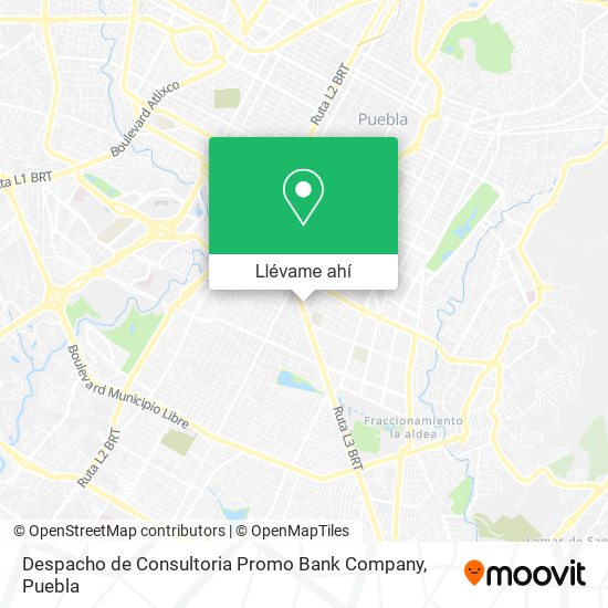 Mapa de Despacho de Consultoria Promo Bank Company