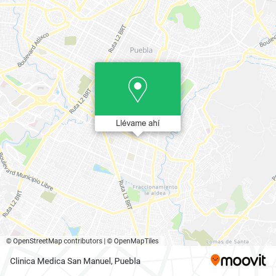 Mapa de Clinica Medica San Manuel