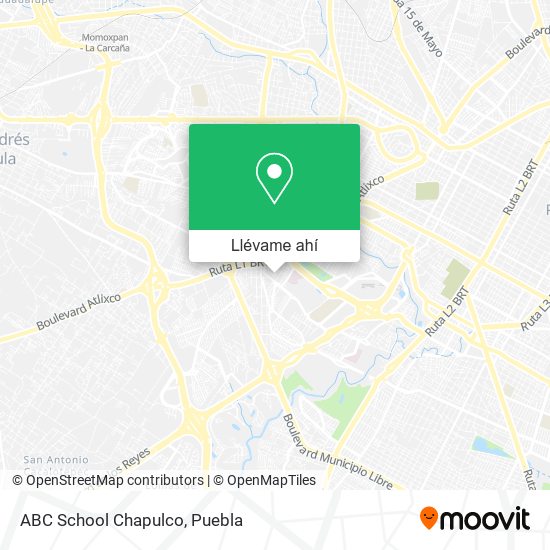 Mapa de ABC School Chapulco