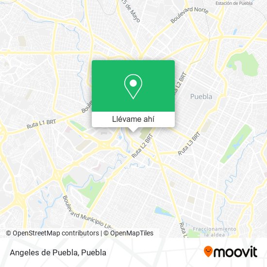 Mapa de Angeles de Puebla