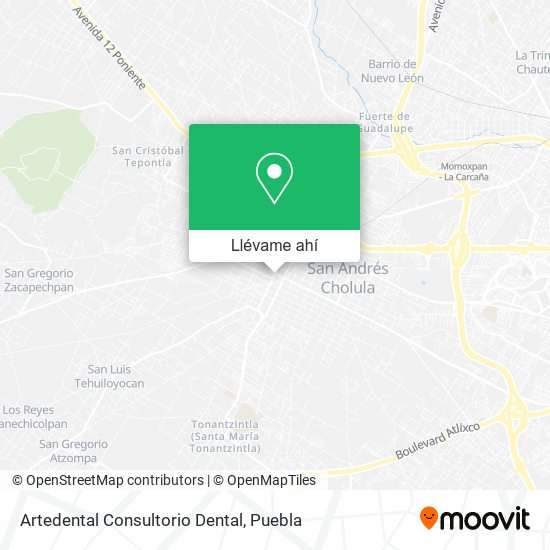 Mapa de Artedental Consultorio Dental