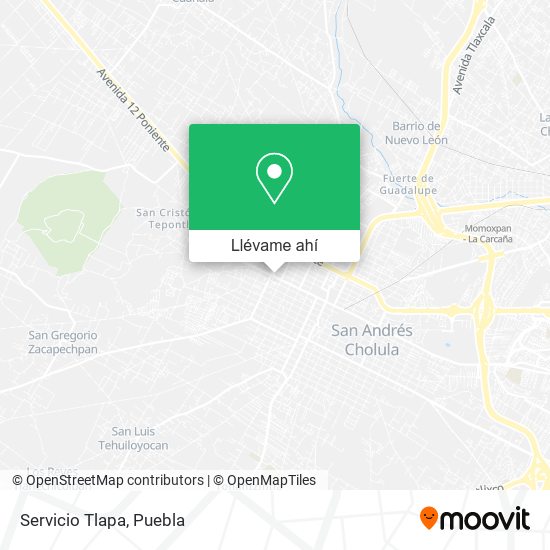 Mapa de Servicio Tlapa