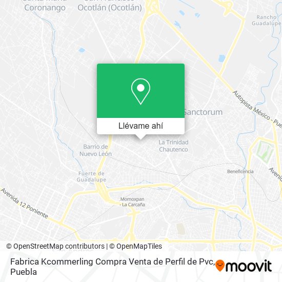 Mapa de Fabrica Kcommerling Compra Venta de Perfil de Pvc