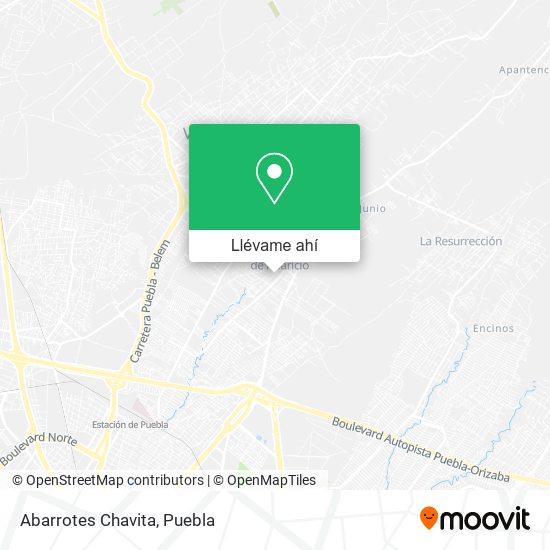 Mapa de Abarrotes Chavita