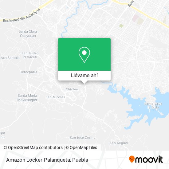 Mapa de Amazon Locker-Palanqueta