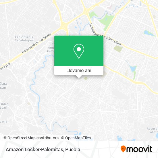 Mapa de Amazon Locker-Palomitas