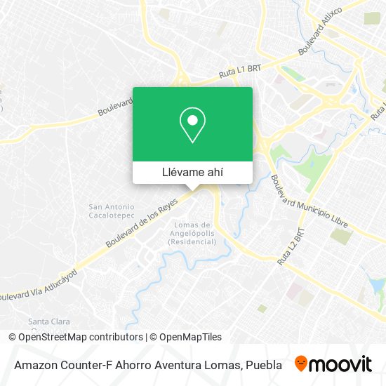 Mapa de Amazon Counter-F Ahorro Aventura Lomas