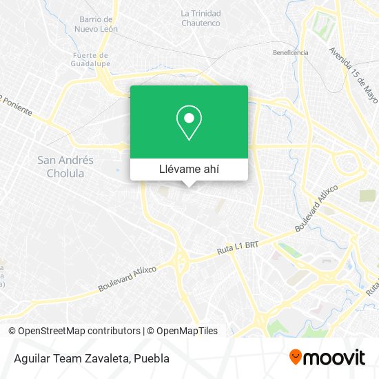 Mapa de Aguilar Team Zavaleta