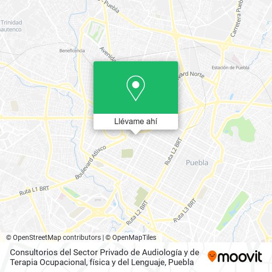 Mapa de Consultorios del Sector Privado de Audiología y de Terapia Ocupacional, física y del Lenguaje