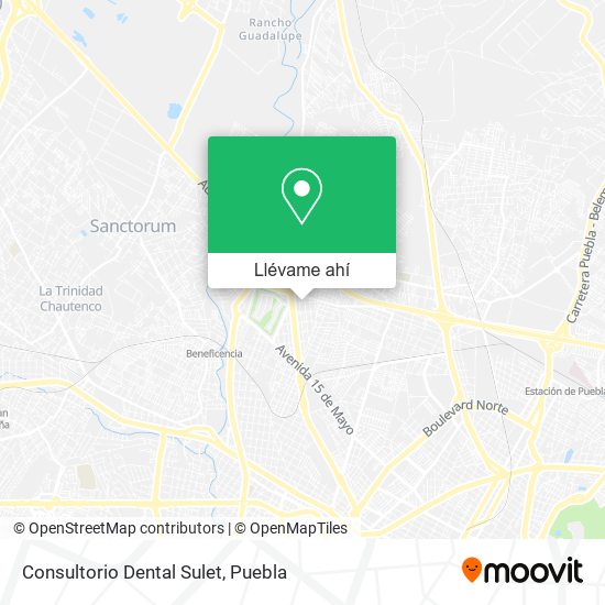 Mapa de Consultorio Dental Sulet