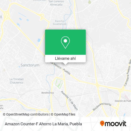 Mapa de Amazon Counter-F Ahorro La Maria
