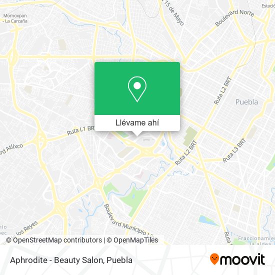 Mapa de Aphrodite - Beauty Salon