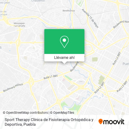 Mapa de Sport Therapy Clínica de Fisioterapia Ortopédica y Deportiva