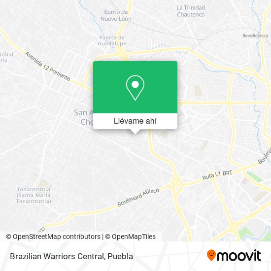 Mapa de Brazilian Warriors Central