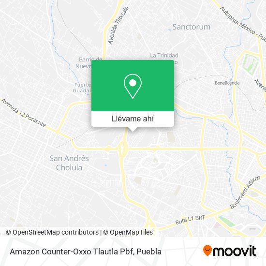 Mapa de Amazon Counter-Oxxo Tlautla Pbf