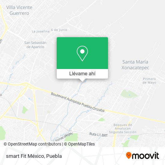 Mapa de smart Fit México