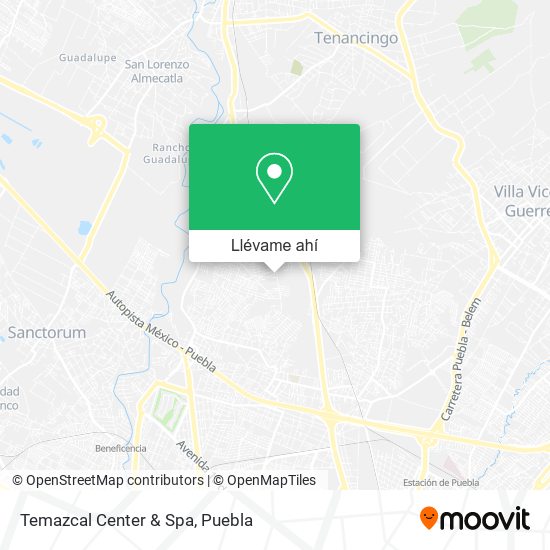 Mapa de Temazcal Center & Spa