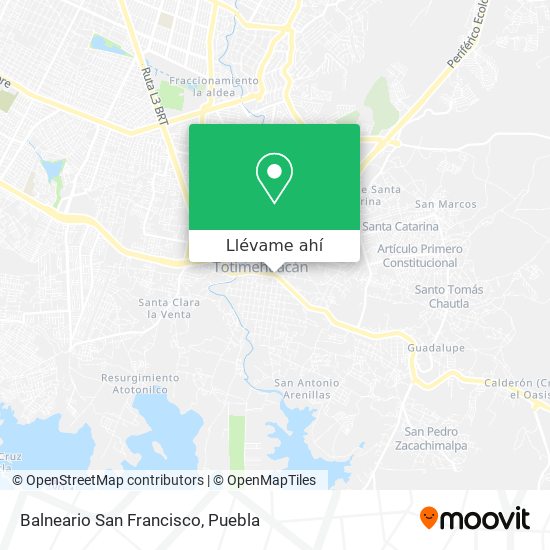 Mapa de Balneario San Francisco