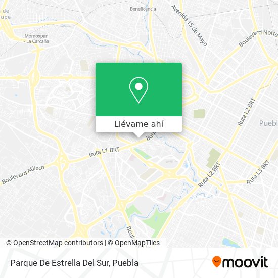 Mapa de Parque De Estrella Del Sur