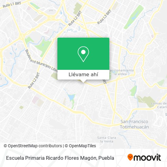 Mapa de Escuela Primaria Ricardo Flores Magón