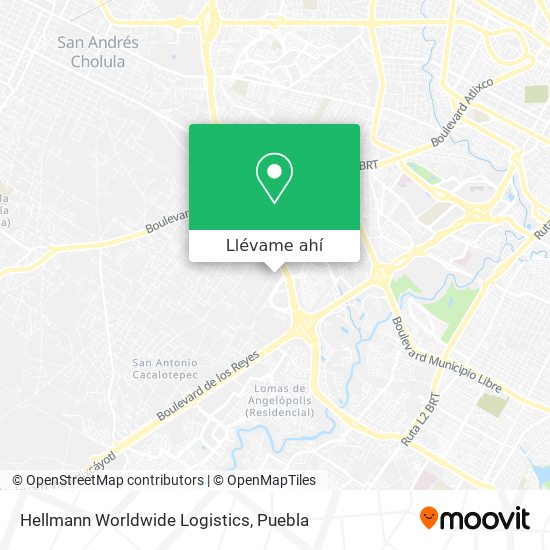 Mapa de Hellmann Worldwide Logistics
