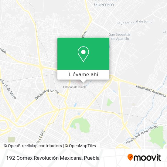 Cómo llegar a 192 Comex Revolución Mexicana en Puebla en Autobús?