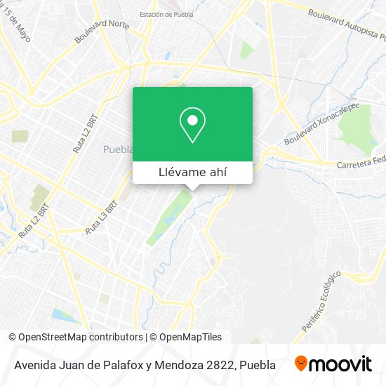 Mapa de Avenida Juan de Palafox y Mendoza 2822