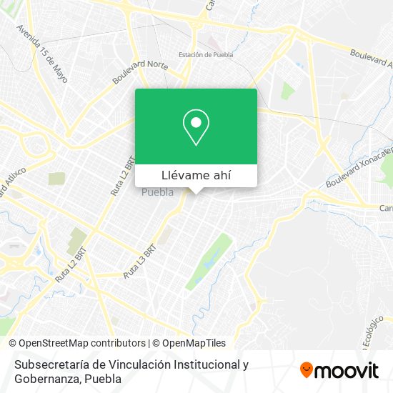 Mapa de Subsecretaría de Vinculación Institucional y Gobernanza