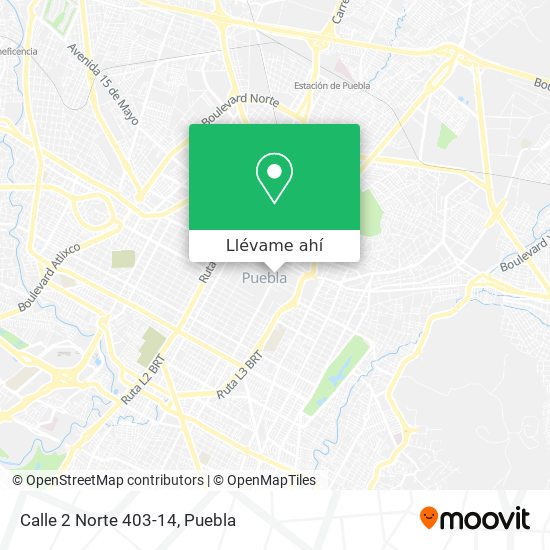 Mapa de Calle 2 Norte 403-14