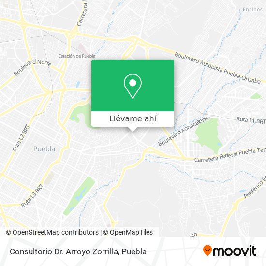 Mapa de Consultorio Dr. Arroyo Zorrilla