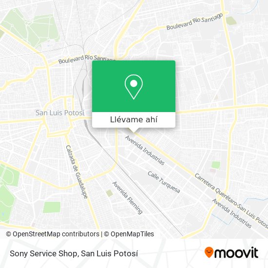 Mapa de Sony Service Shop