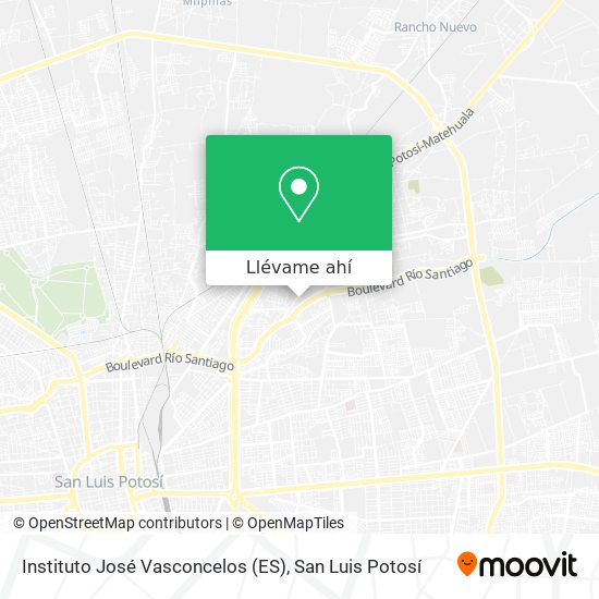 Mapa de Instituto José Vasconcelos (ES)