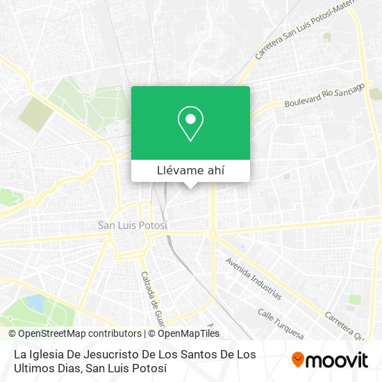 Cómo llegar a La Iglesia De Jesucristo De Los Santos De Los Ultimos Dias en  San Luis Potosí en Autobús?