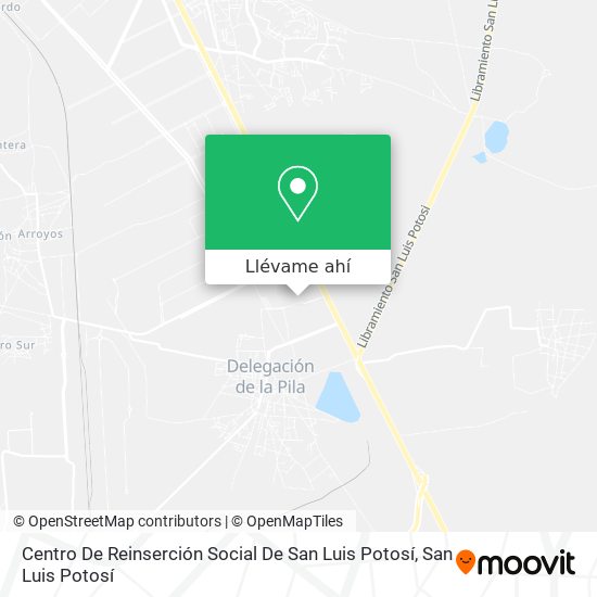 Mapa de Centro De Reinserción Social De San Luis Potosí