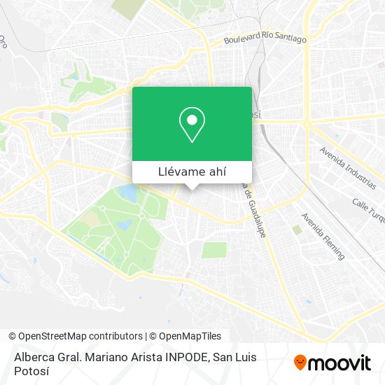 Mapa de Alberca Gral. Mariano Arista INPODE