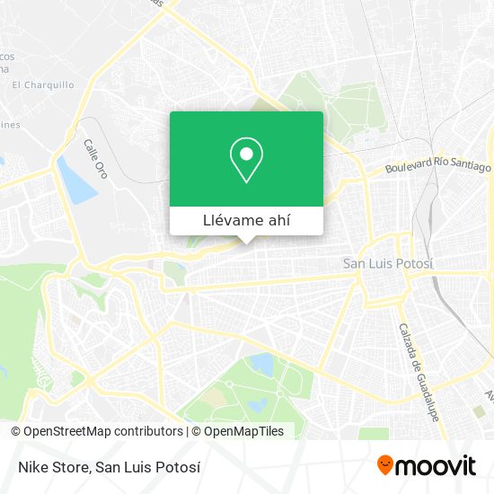 Cómo llegar a Nike Store en San Luis Potosí en Autobús?