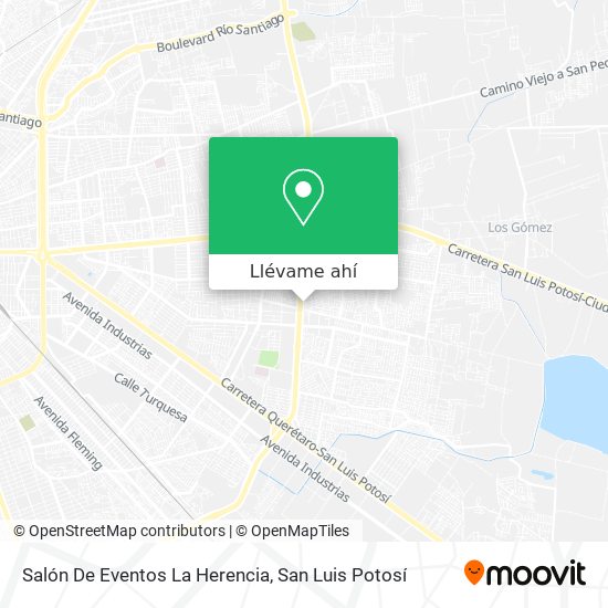 Mapa de Salón De Eventos La Herencia