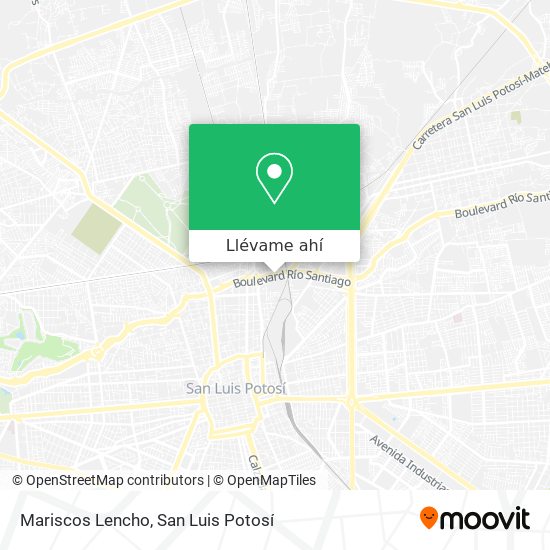 Cómo llegar a Mariscos Lencho en San Luis Potosí en Autobús?