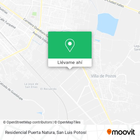 Mapa de Residencial Puerta Natura