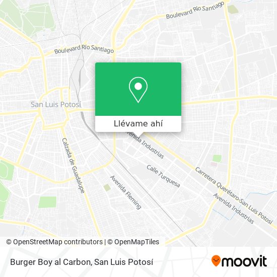 Mapa de Burger Boy al Carbon