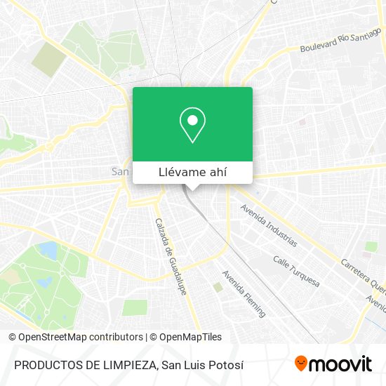 Mapa de PRODUCTOS DE LIMPIEZA